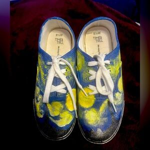Van Gogh inspired sneakers- Hand Painted